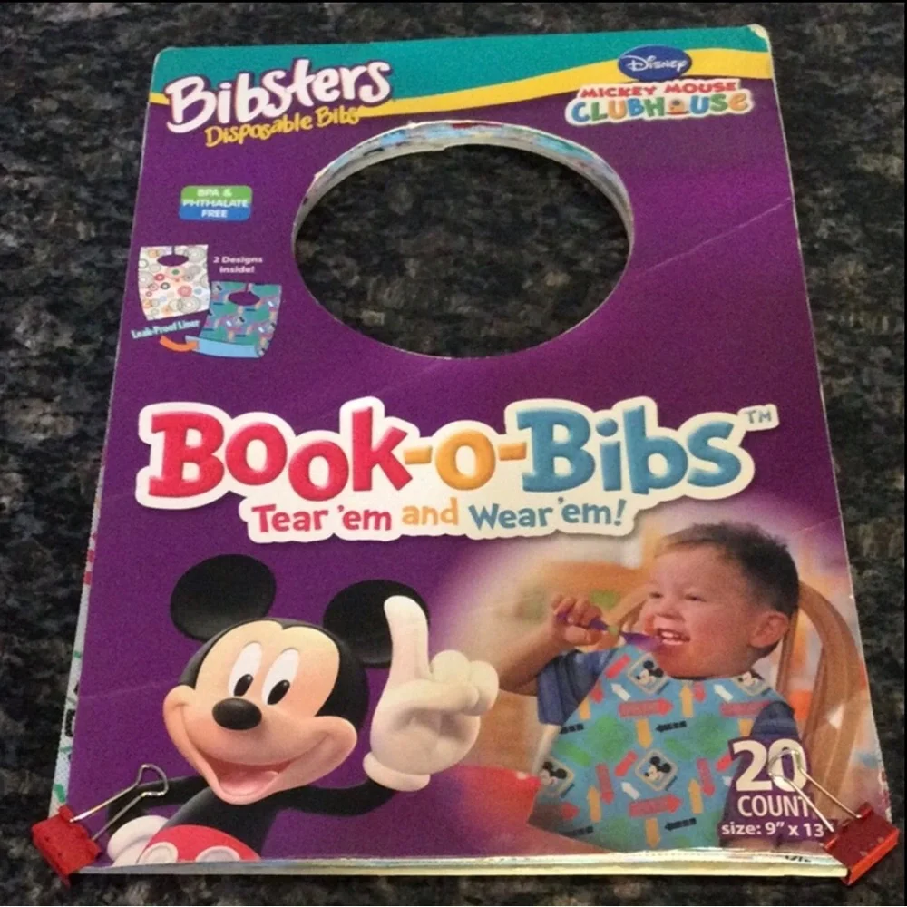 Disposable Book-o-Bibs & Placemats